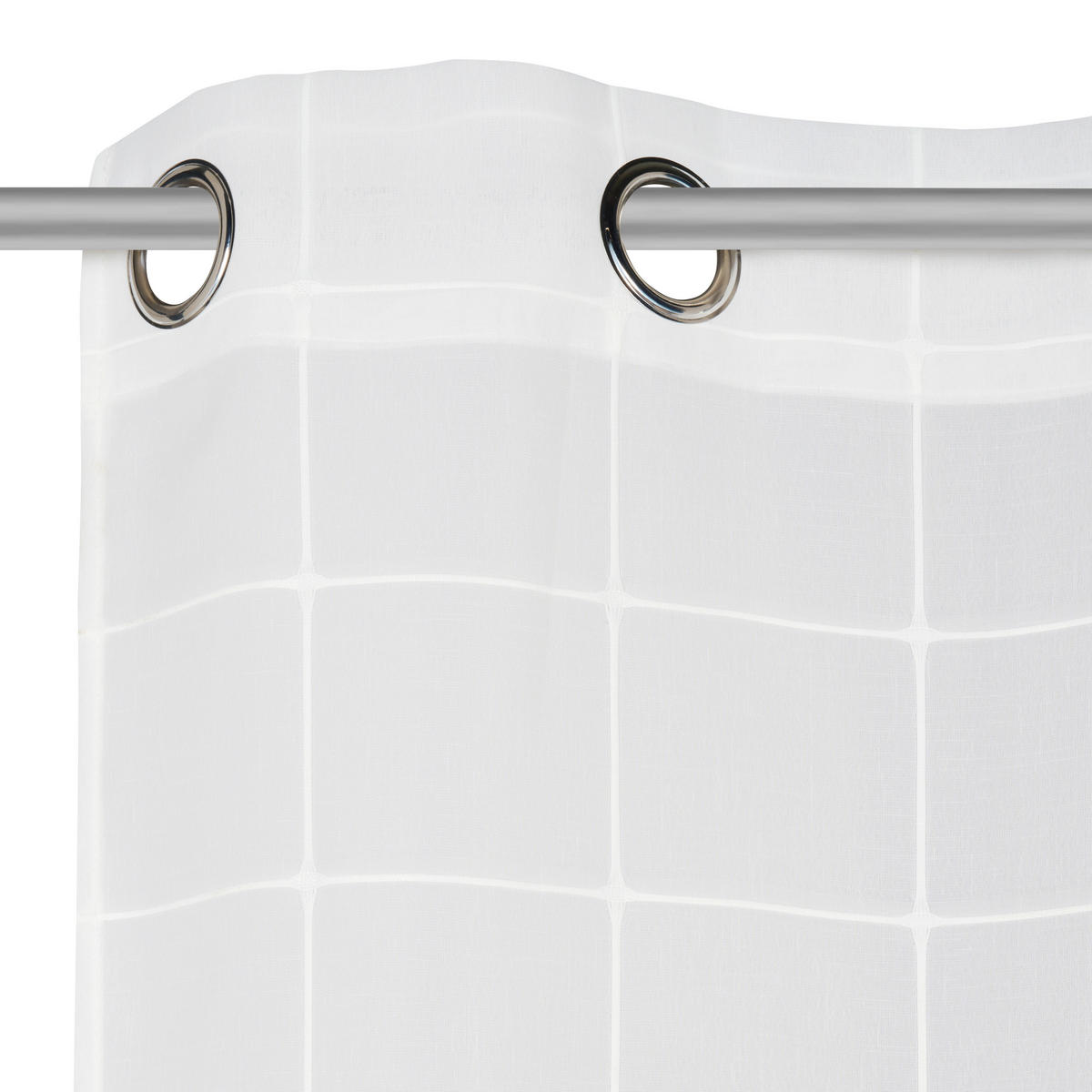 ÖSENVORHANG  - Weiß, Basics, Textil (140/245cm) - Esposa