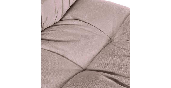 BIGSOFA in Plüsch Beige  - Beige/Schwarz, KONVENTIONELL, Kunststoff/Textil (262/70/115cm) - Carryhome