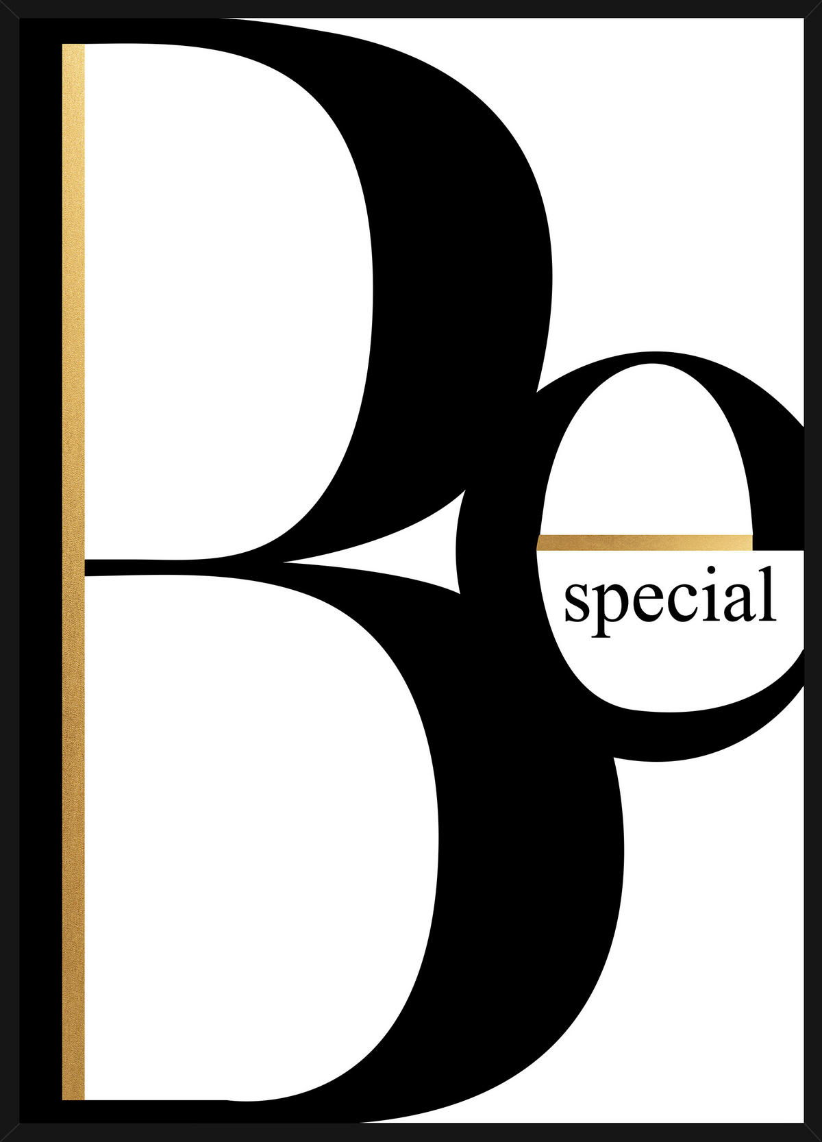 TIŠTĚNÉ OBRAZY NA PLÁTNĚ, text, 51,2/71,2 cm  - černá/vícebarevná, Basics, kompozitní dřevo (51,2/71,2cm) - Monee