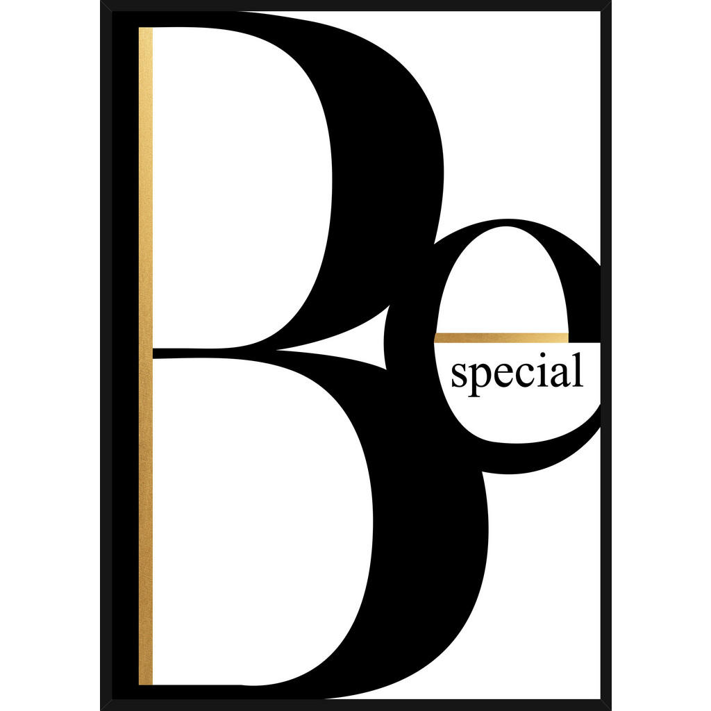 Monee TIŠTĚNÉ OBRAZY NA PLÁTNĚ, text, 51,2/71,2 cm