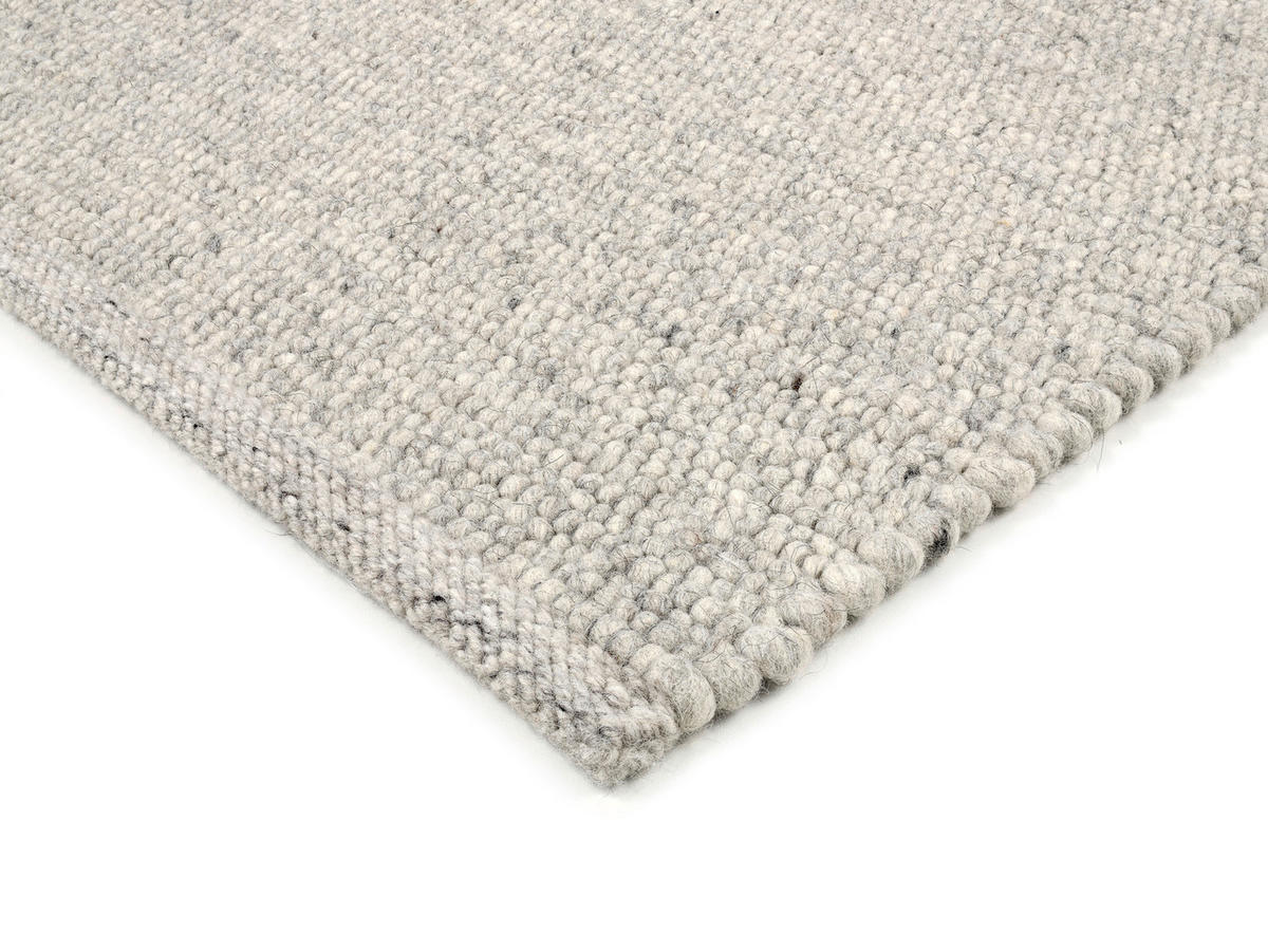HANDWEBTEPPICH 170/240 cm Havre Grau, Hellgrau, Beige  - Beige/Hellgrau, Basics, Textil (170/240cm) - Linea Natura