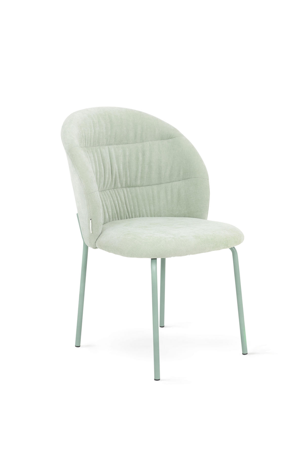 STUHL  in Stahl Chenille Metall, Textil  - Salbeigrün, Basics, Textil/Metall (51/83/59cm) - Tom Tailor