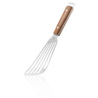 PFANNENWENDER - Silberfarben/Braun, Design, Holz/Metall (31,8/7,8/2,1cm) - Gefu