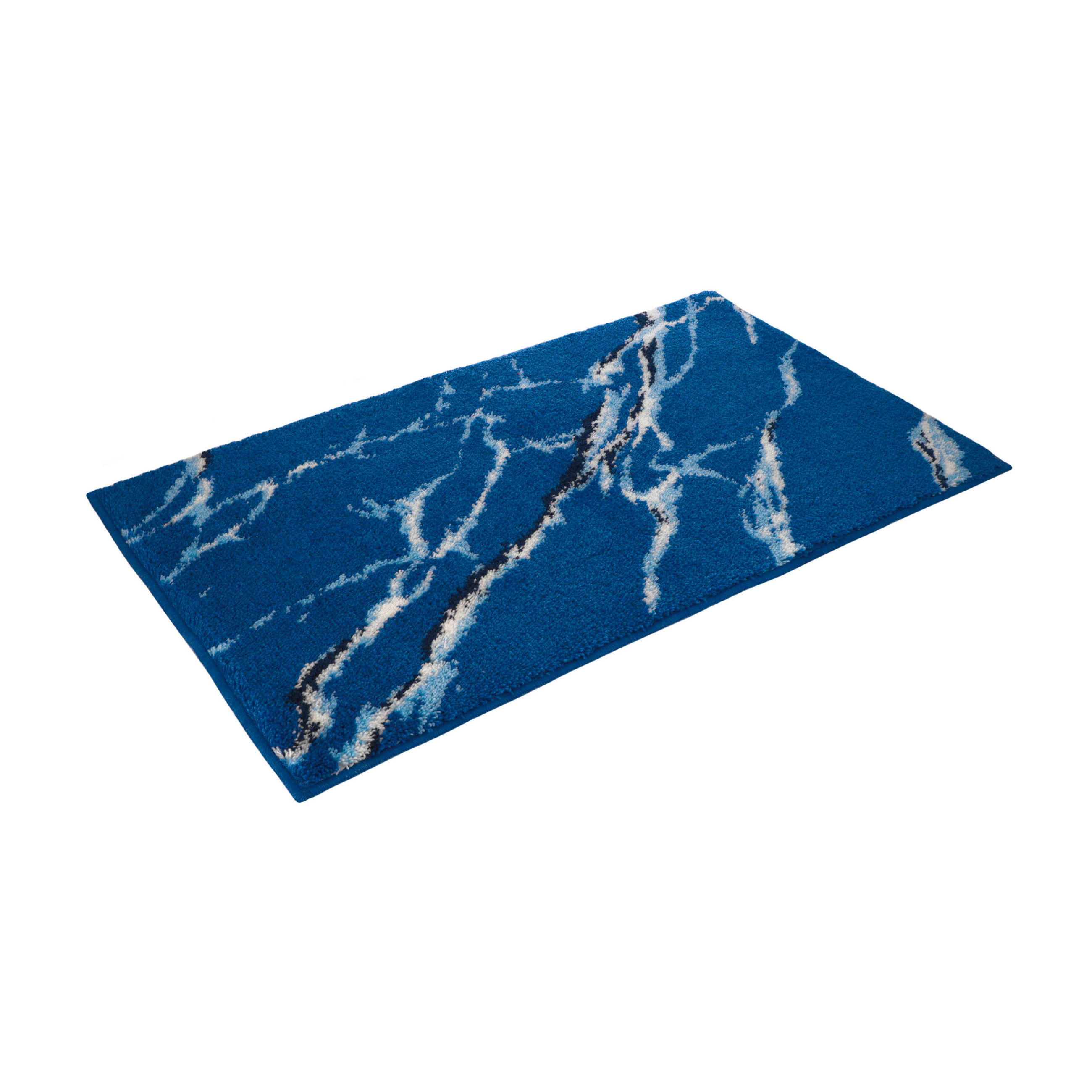 BADTEPPICH Blau 60/100 cm  - Blau, Basics, Textil (60/100cm) - Vossen