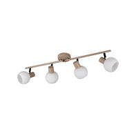 STRAHLER R86374043 70/18,5/10,00 cm  - Beigebraun/Weiß, Design, Glas/Metall (70/18,5/10,00cm)