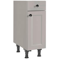 SCHUBKASTENUNTERSCHRANK 30/87/56 cm  in Grau  - Schwarz/Grau, MODERN, Holzwerkstoff/Metall (30/87/56cm) - Nobilia