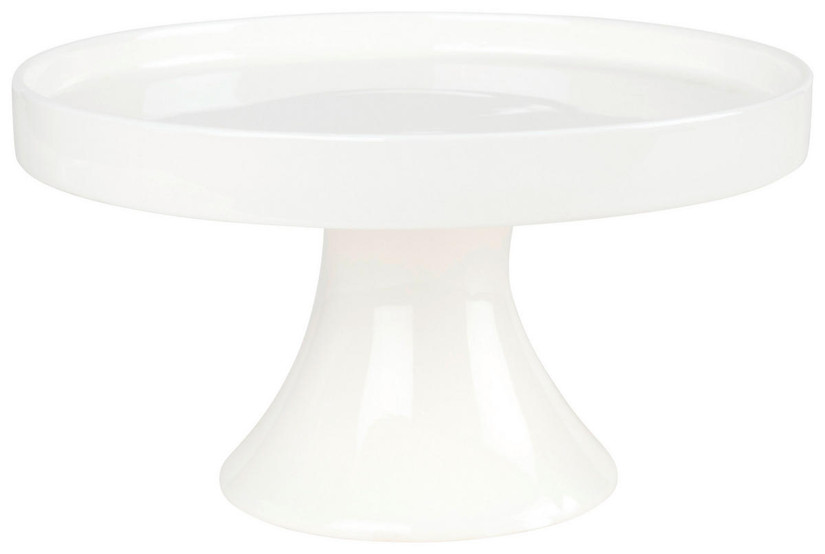 TORTENPLATTE 20/11 cm  - Weiß, Basics, Keramik (20/11cm)