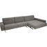 WOHNLANDSCHAFT - Beige/Braun, Design, Textil (361/198cm) - Rolf Benz