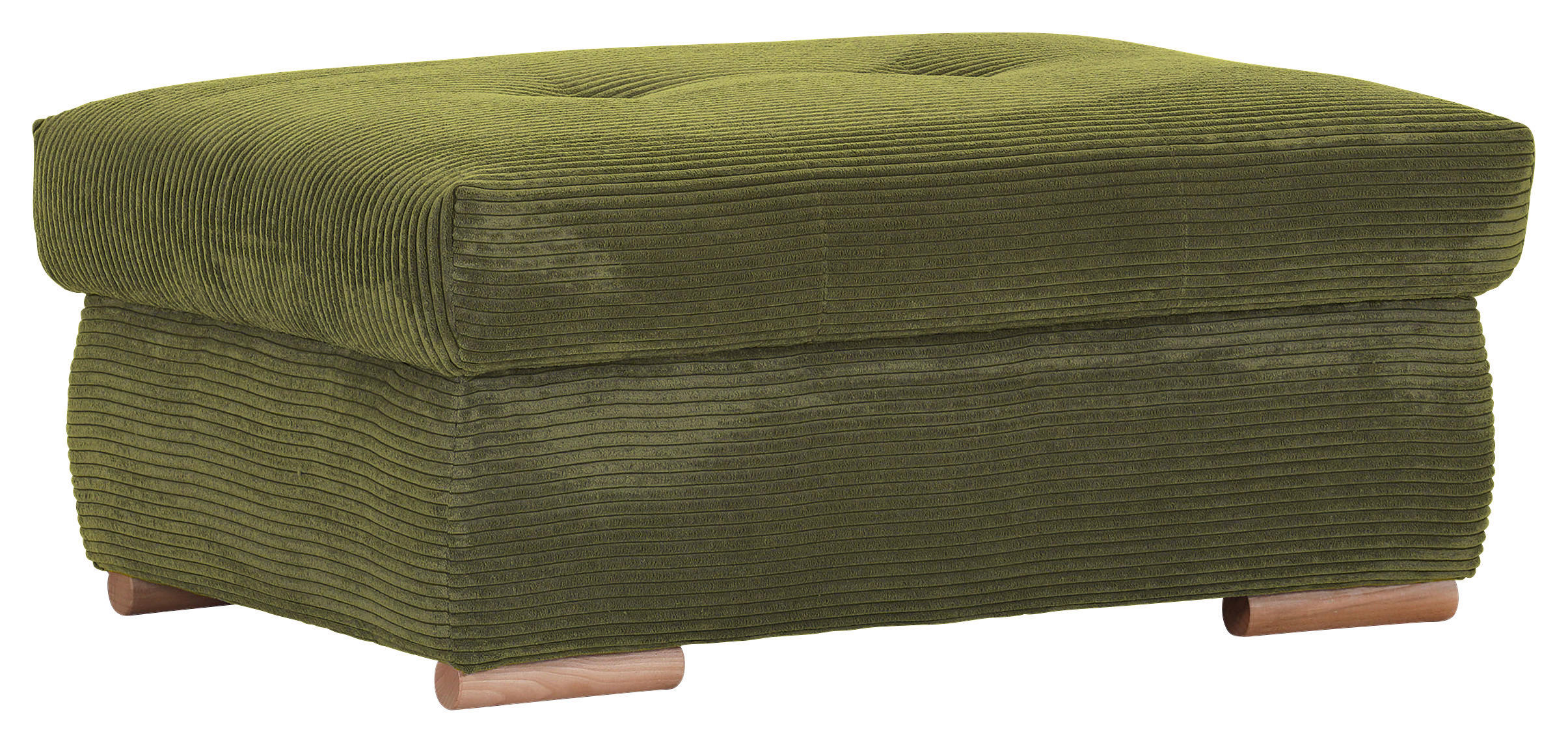 HOCKERBANK in Textil Dunkelgrün  - Dunkelgrün/Eichefarben, KONVENTIONELL, Holz/Textil (103/45/71cm) - Carryhome