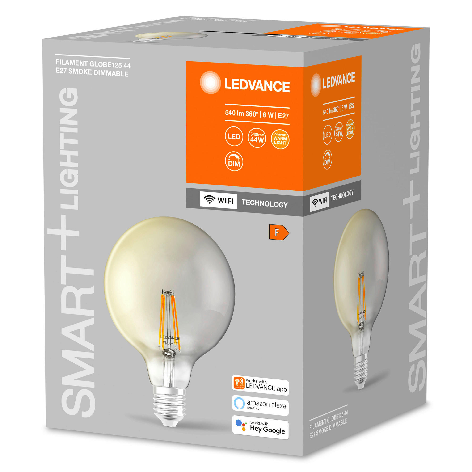 LED-LEUCHTMITTEL   E27 6 W 540 lm  - Basics, Glas (12,4/16,8cm) - Ledvance