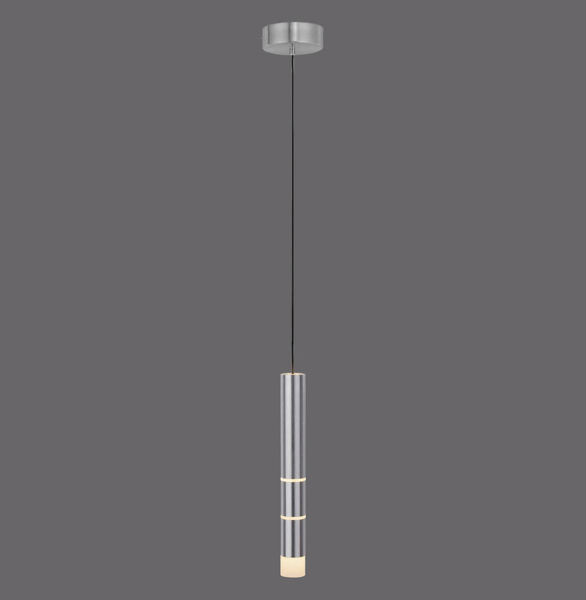 VISEČA LED-SVETILKA  Pure-Vega 12 W/540 lm/3000 K/230 V/ - barve aluminija, Design, kovina/umetna masa (12/150cm)