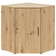 ECKKOMMODE in 71,5/83/71,5 cm - Anthrazit/Schwarz, MODERN, Holzwerkstoff/Kunststoff (71,5/83/71,5cm) - Carryhome