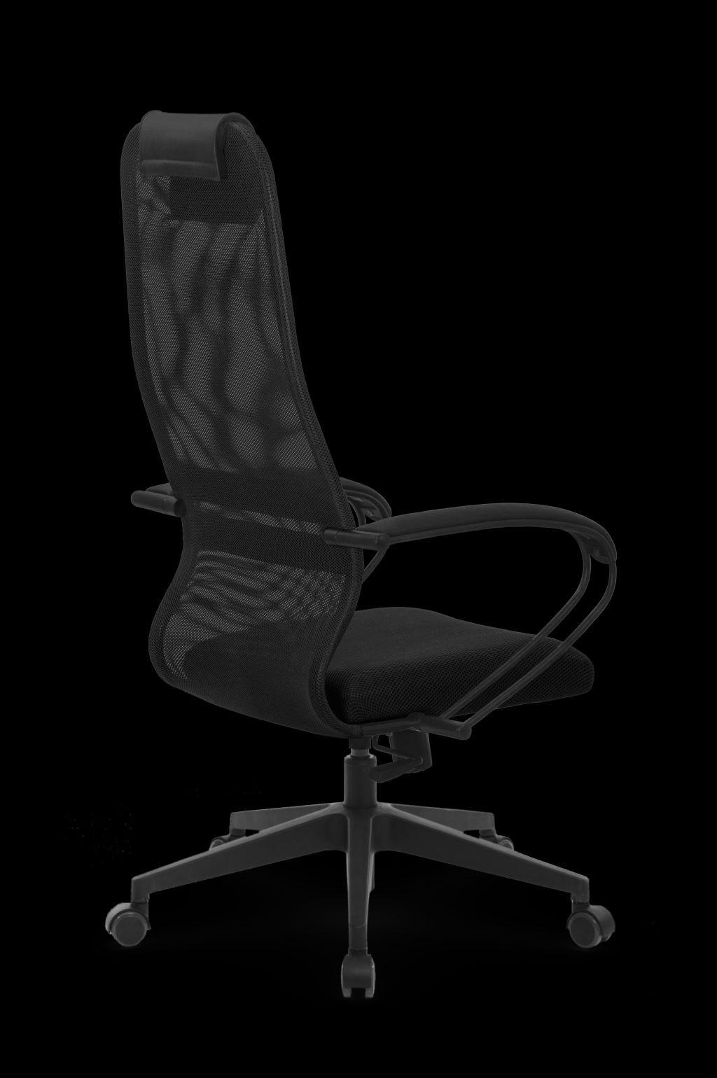 STOLICA OKRETNA crna metal, tekstil - crna, Konvencionalno, metal/tekstil (65/118-130/70cm)