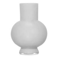 VASE  - Weiß, Design, Glas (31/39cm)