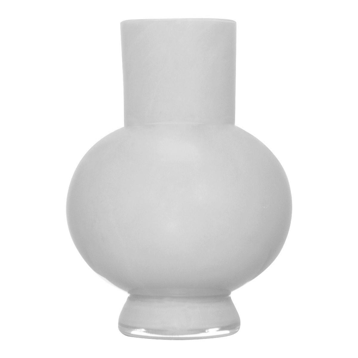 VASE  - Weiß, Design, Glas (31/39cm)