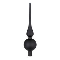 CHRISTBAUMSPITZE  - Schwarz, KONVENTIONELL, Glas (6/6/26cm)