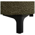 3-SITZER-SOFA  in Chenille Dunkelgrün  - Dunkelgrün/Schwarz, KONVENTIONELL, Textil/Metall (228/84/99cm) - Carryhome