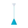 PENDELLEUCHTE Voss 20/20/110 cm   - Weiß/Hellblau, LIFESTYLE, Metall (20/20/110cm)