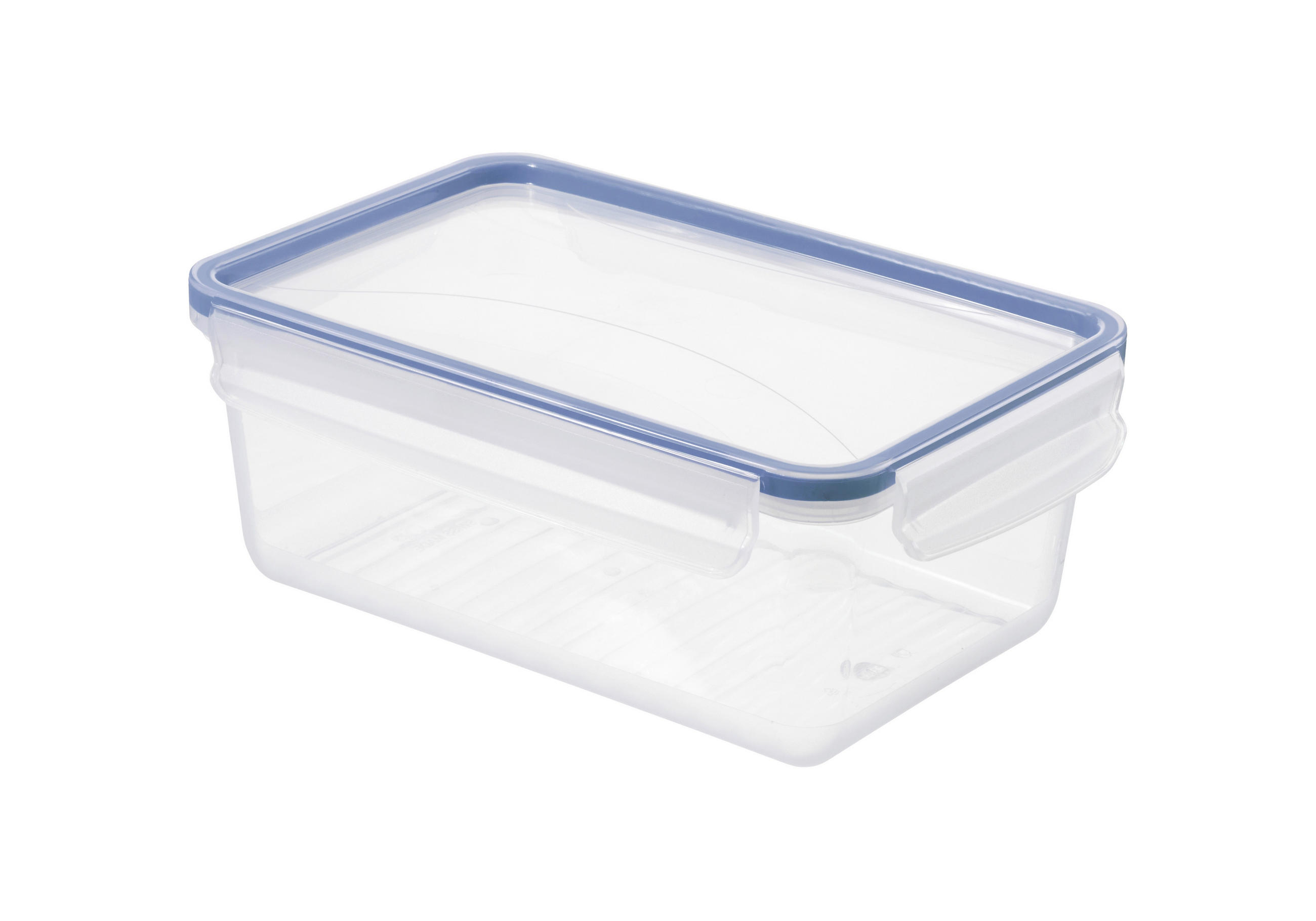 POSODA ZA SHRANJEVANJE  CLIC & LOCK    23,9/16/9,2 cm         - modra/prosojno, Basics, umetna masa (23,9/16/9,2cm) - Rotho