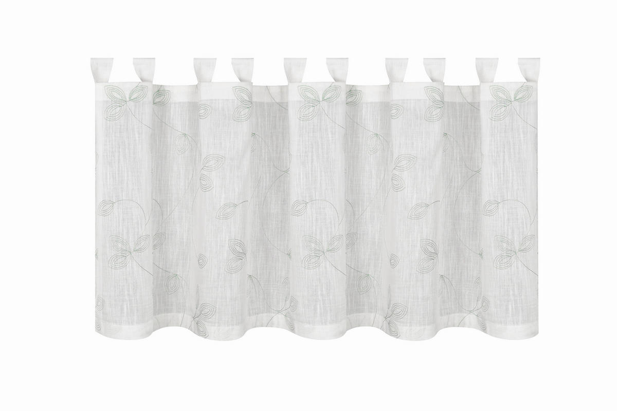 KURZGARDINE   150/50 cm   - Grau, Basics, Textil (150/50cm)