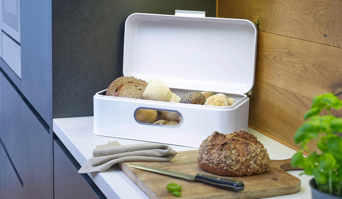 BRÖDLÅDA - vit, Basics, metall (42/23/16,5cm) - Echtwerk