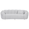 BIGSOFA in Chenille Hellgrau  - Hellgrau/Schwarz, KONVENTIONELL, Kunststoff/Textil (248/78/112cm) - Carryhome