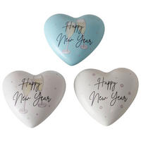 DEKOHERZ - Türkis/Weiss, Basics, Kunststoff (6/6/2cm)