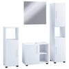BADRUM 122 cm  - vit, Modern, trämaterial (122cm) - MID.YOU