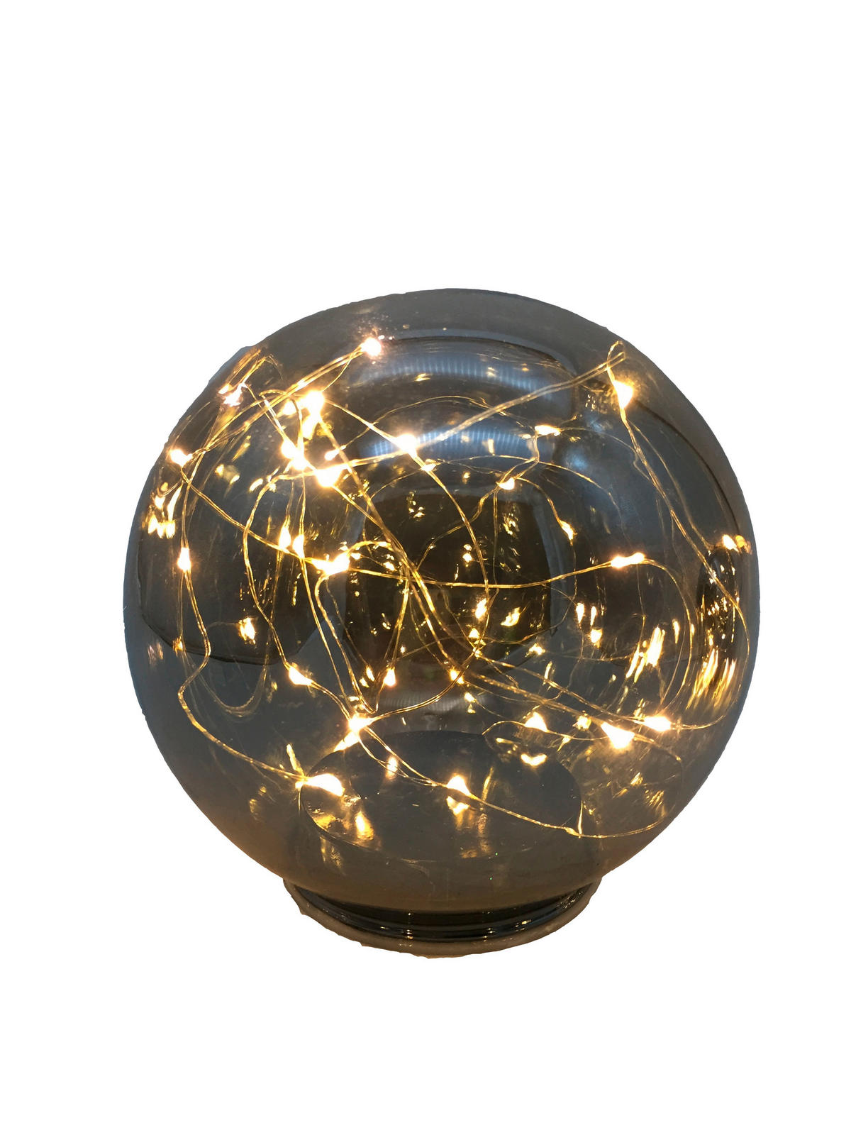 LED-DEKOLEUCHTE 15/13,5 cm   - Grau, Design, Glas (15/13,5cm) - X-Mas