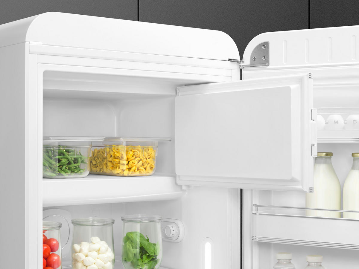 KÜHLSCHRANK 60,1/154/72,8 cm FAB28RWH5  - Weiß, Basics, Kunststoff/Metall (60,1/154/72,8cm) - SMEG