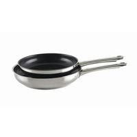 PFANNENSET 2-teilig  - Edelstahlfarben, Design, Metall (48/30/15cm) - WMF