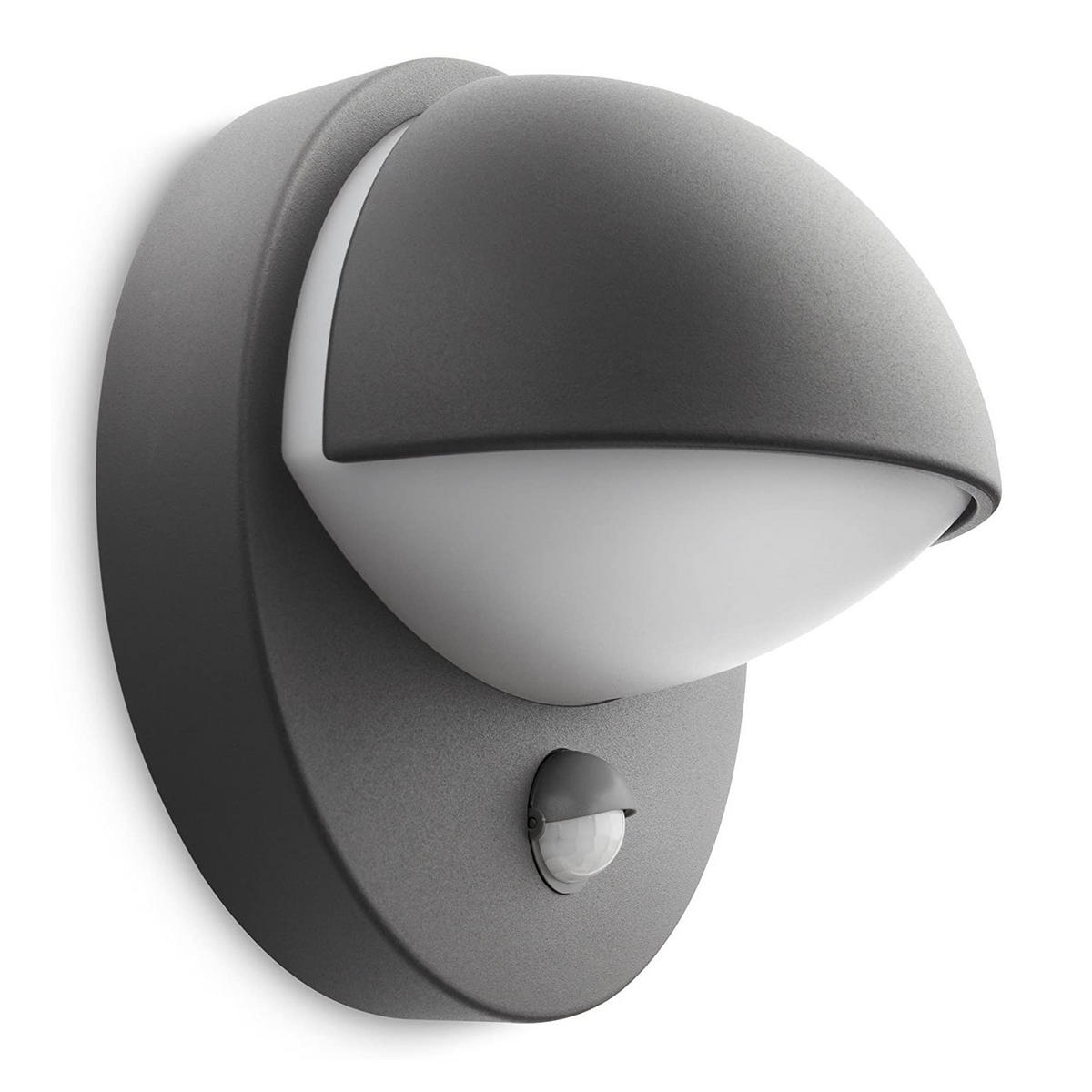 ZUNANJA STENSKA SVETILKA  JUNE 19,5/19,5/13,5 cm            - antracit, Basics, kovina (19,5/19,5/13,5cm) - Philips