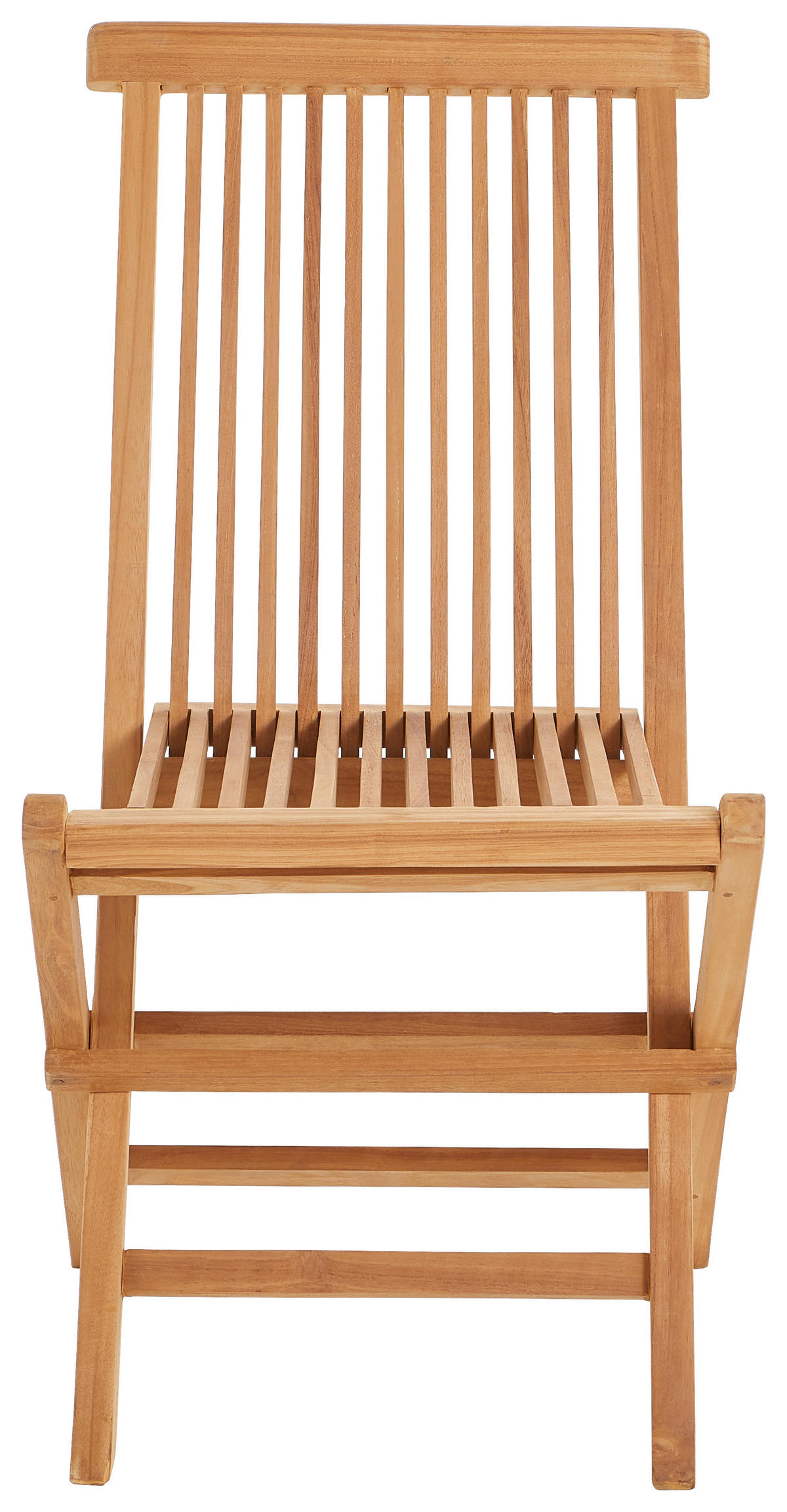 GARTENKLAPPSTUHL Teakholz Teakfarben  - Teakfarben, Natur, Holz (43/84/47cm) - Ambia Garden