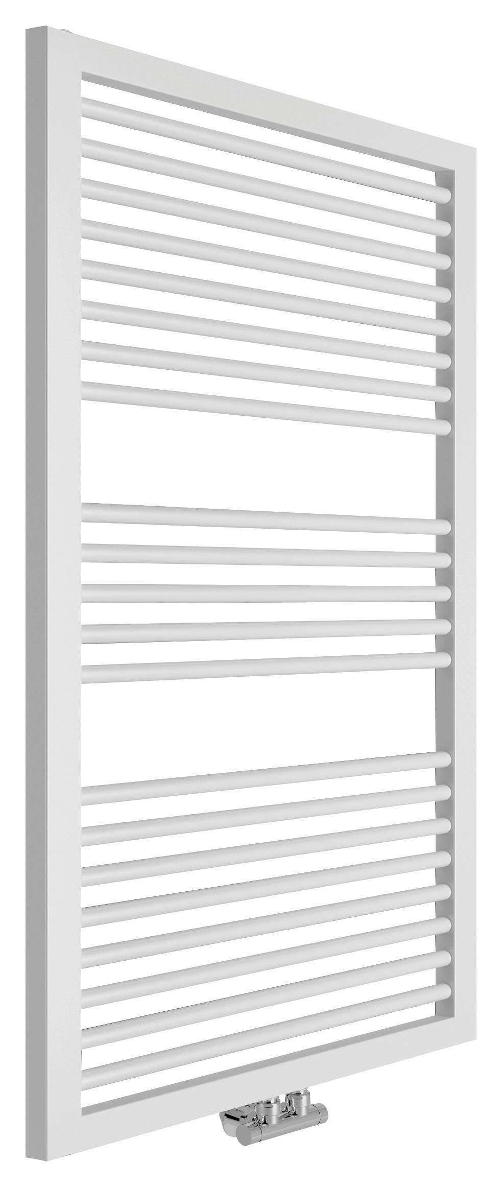 BADEHEIZKÖRPER RIMINI R122 - Weiß, MODERN, Metall (60/122,8/3cm)