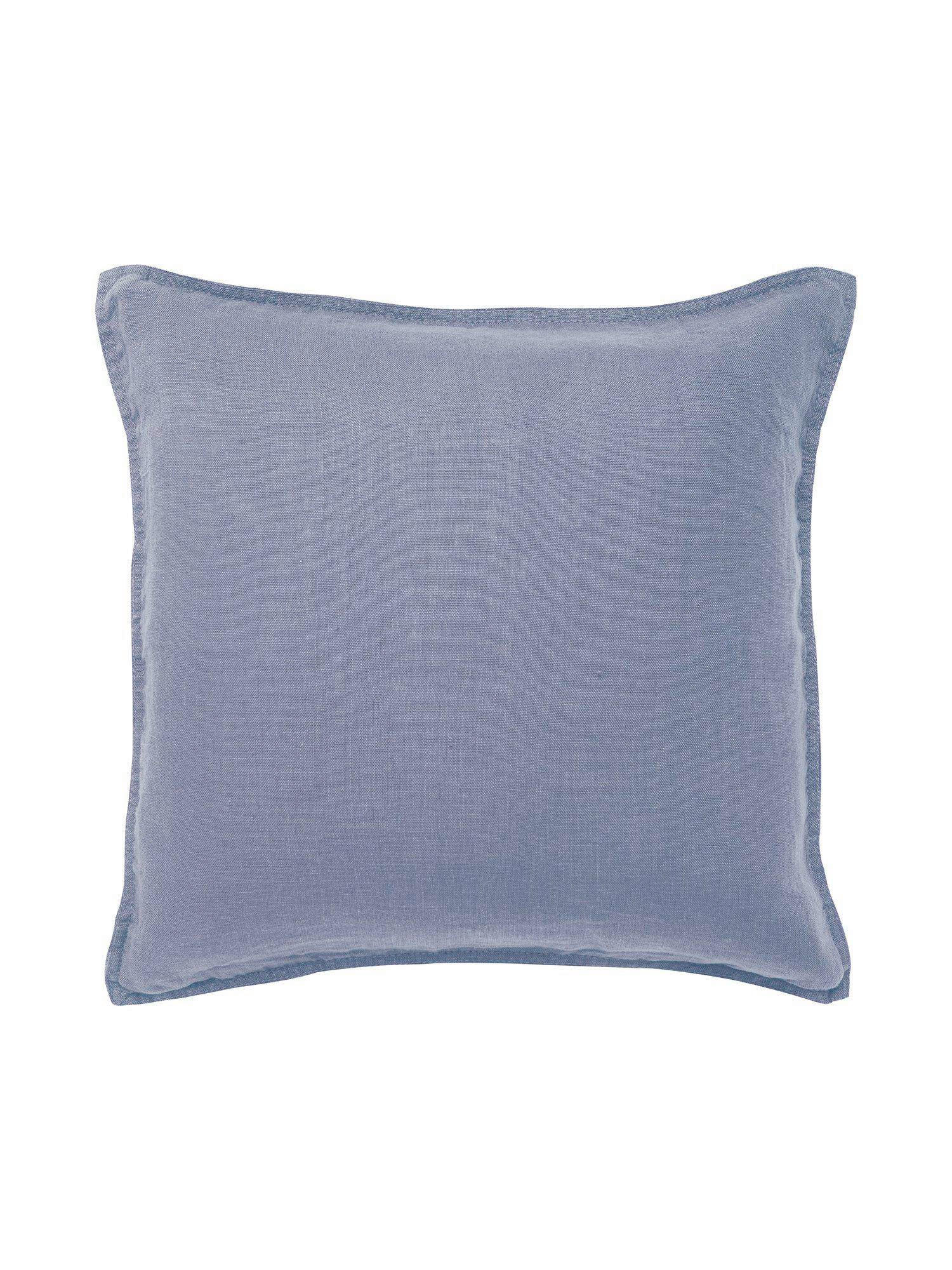 KISSENHÜLLE Julie 45/45 cm  - Blau, Basics, Textil (45/45cm)