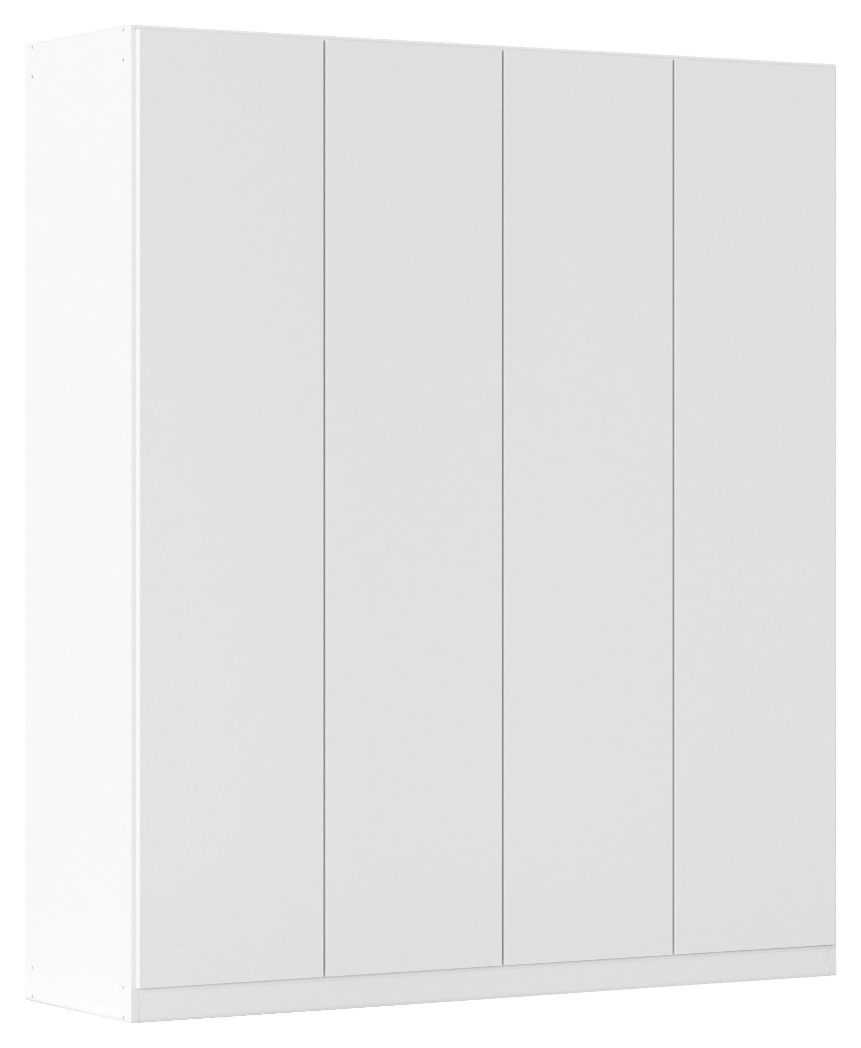 FALTTÜRENSCHRANK in Weiss  - Weiss, Holzwerkstoff (181/210/54cm) - Boxxx