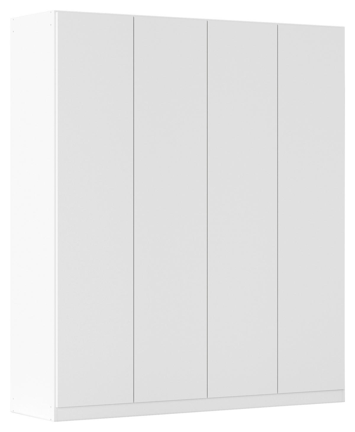 FALTTÜRENSCHRANK 181/210/54 cm 4-türig Weiß  - Weiß, Holzwerkstoff (181/210/54cm) - Rauch Möbel