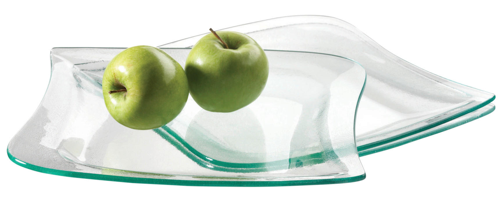 PLATZTELLERSET   29/28 cm  - Transparent, Basics, Glas (29/28cm) - Mäser