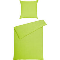 BETTWÄSCHE Seersucker 135/200 cm  - Grün, Basics, Textil (135/200cm) - Janine