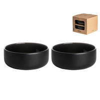 ČINIJA ZA ČORBU    11/4,5 cm       - crna, Osnovno, keramika (11/4,5cm) - Gusta