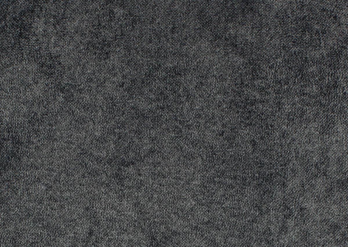 SCHLAFSOFA in Velours Grau  - Schwarz/Grau, KONVENTIONELL, Kunststoff/Textil (209/96/100cm) - Stylife