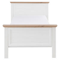 ÁGY 100/200 cm  fehér, Artisan tölgy  - fekete/Artisan tölgy, Lifestyle, műanyag/faalapú anyag (100/200cm) - Landscape