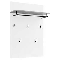 GARDEROBNI PANEL  bijela   drvni materijal  - bijela, Design, drvni materijal (80/115/28cm) - Xora
