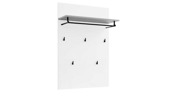 GARDEROBENPANEEL in 80/115/28 cm - Weiß, Design, Holzwerkstoff (80/115/28cm) - Xora