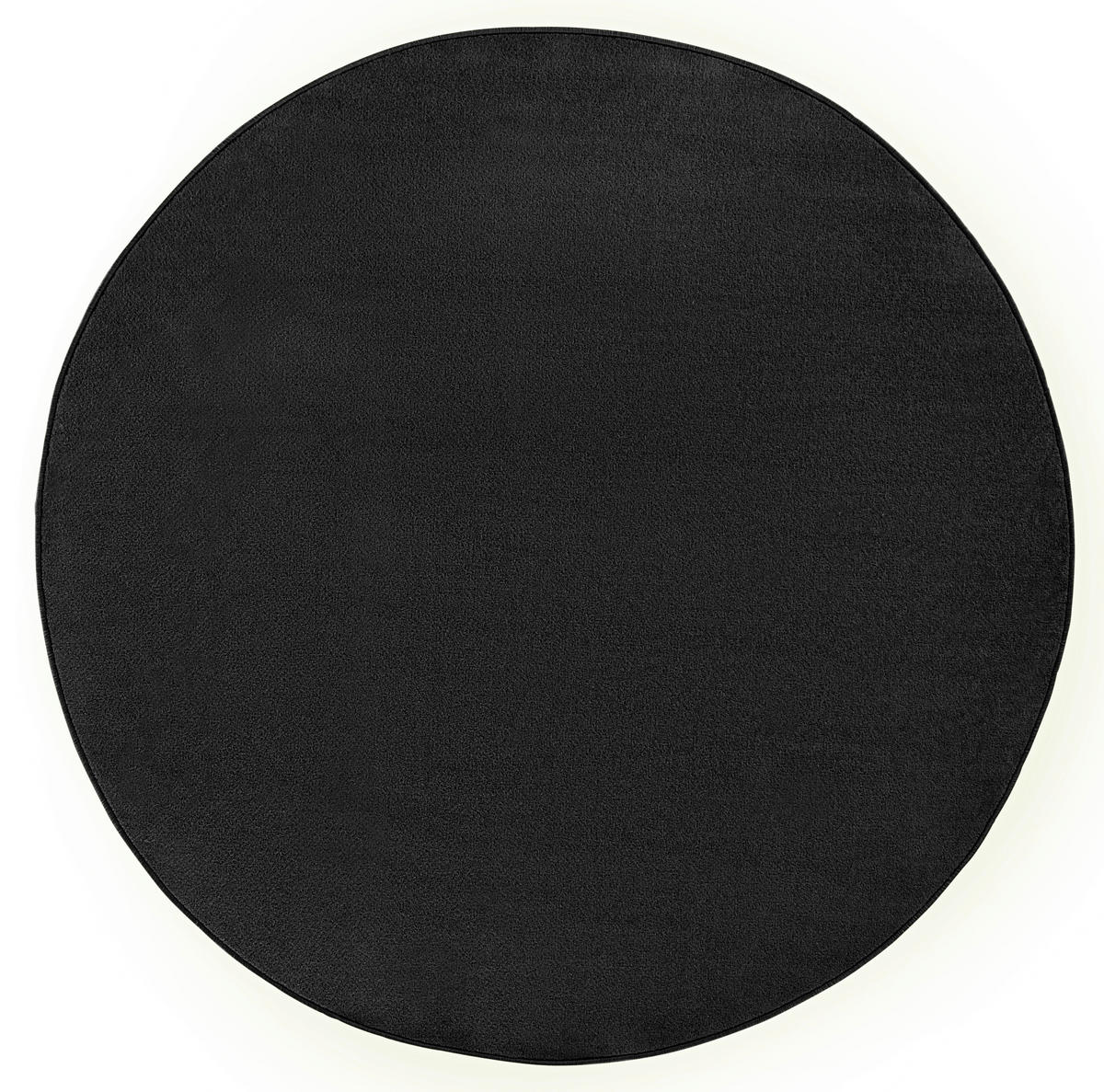 FLACHWEBETEPPICH 200 cm Fancy Schwarz  - Schwarz, Basics, Kunststoff (200cm)