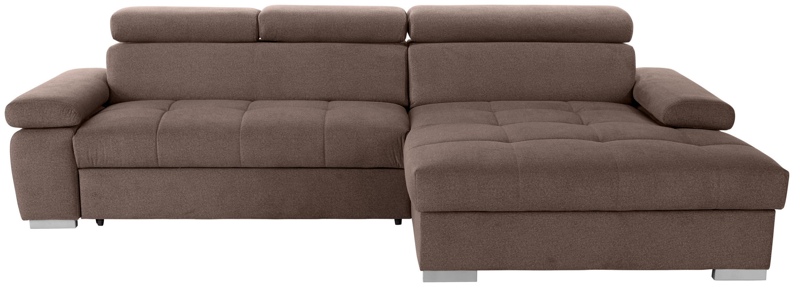 Livetastic Ecksofa Braun 292x183 cm