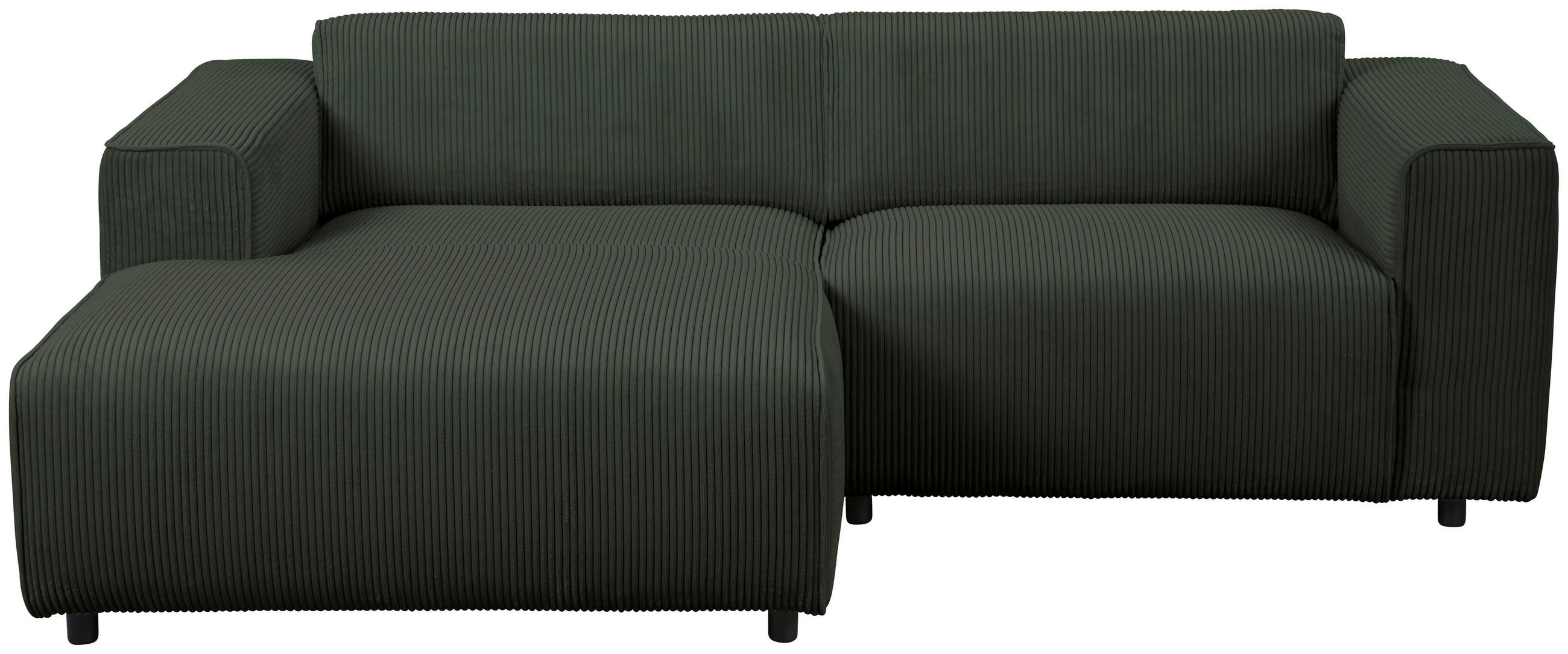 HÖRNSOFFA i manchester skogsgrön  - skogsgrön/svart, Design, textil/plast (161/234cm) - Livetastic