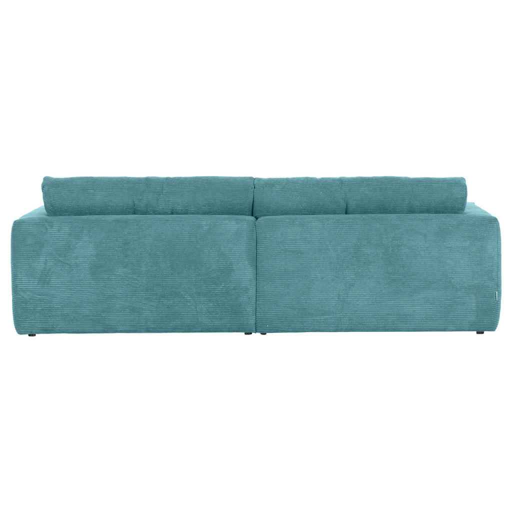 Thumbnail - Carryhome Bigsofa, Petrol, Textil, 2-3-Sitzer, Füllung: Schaumstoff, 260x66x115 cm, Rücken echt, Wohnzimmer, Sofas & Cou...