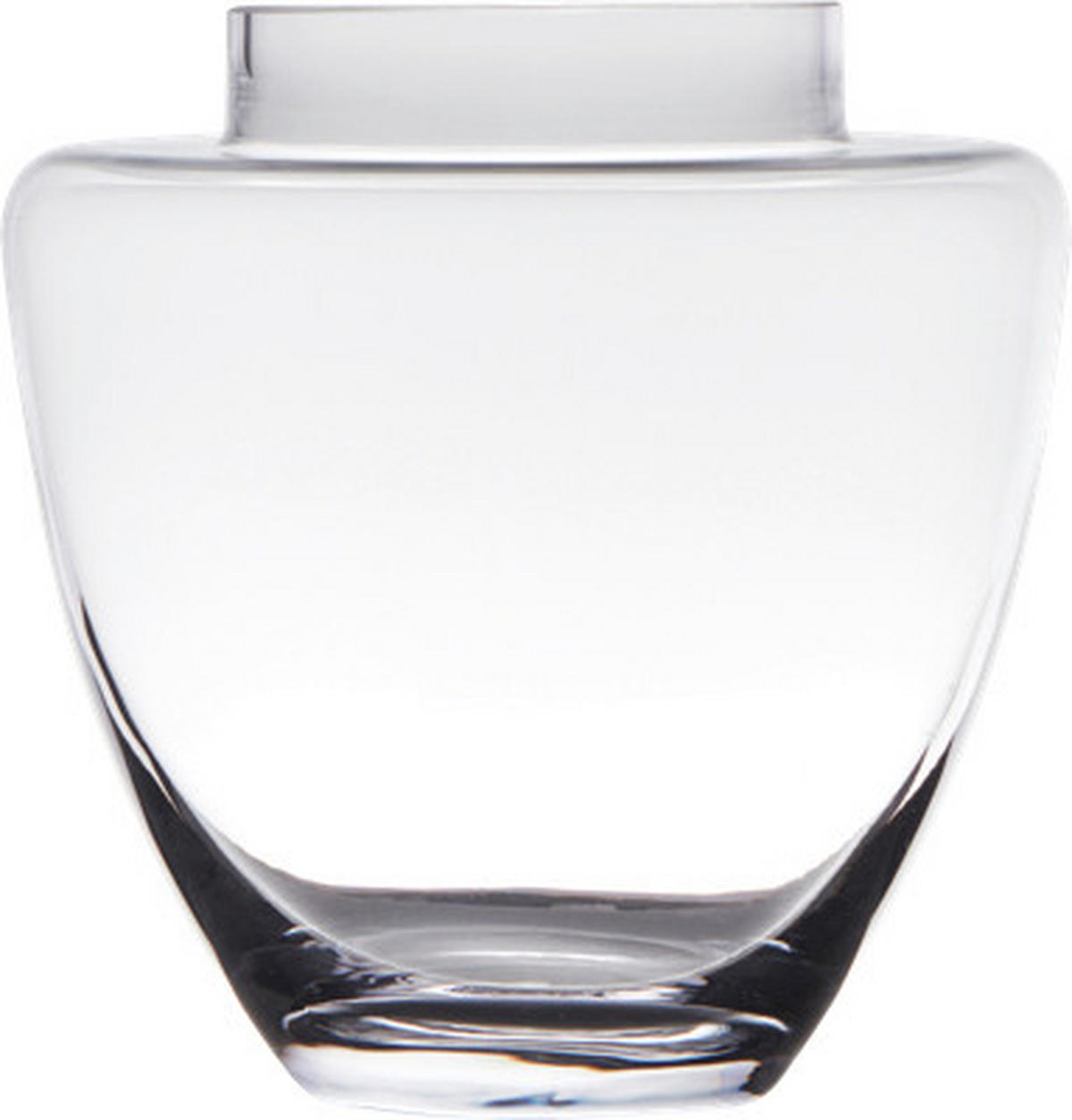 VASE  - Transparent, Basics, Glas (19/19cm)