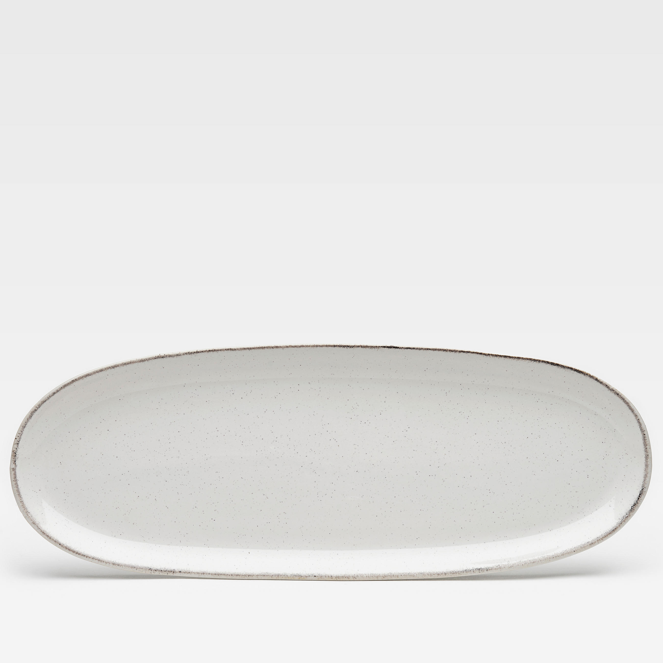 PLATTE - Creme, Basics, Keramik (34/12,5/2,1cm) - Van Well